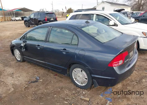 2007 Honda Civic Hybrid z USA, uszkodzony, nr VIN JHMFA36247S018659